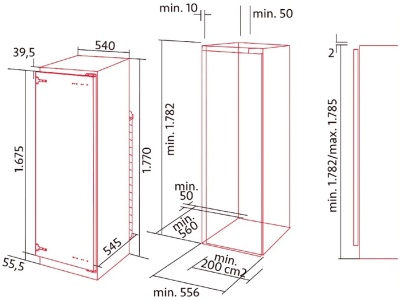 Freezer panelable 60 cm - Image 7