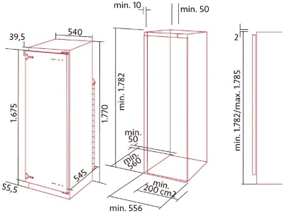 Heladera panelable 60 cm - Image 6