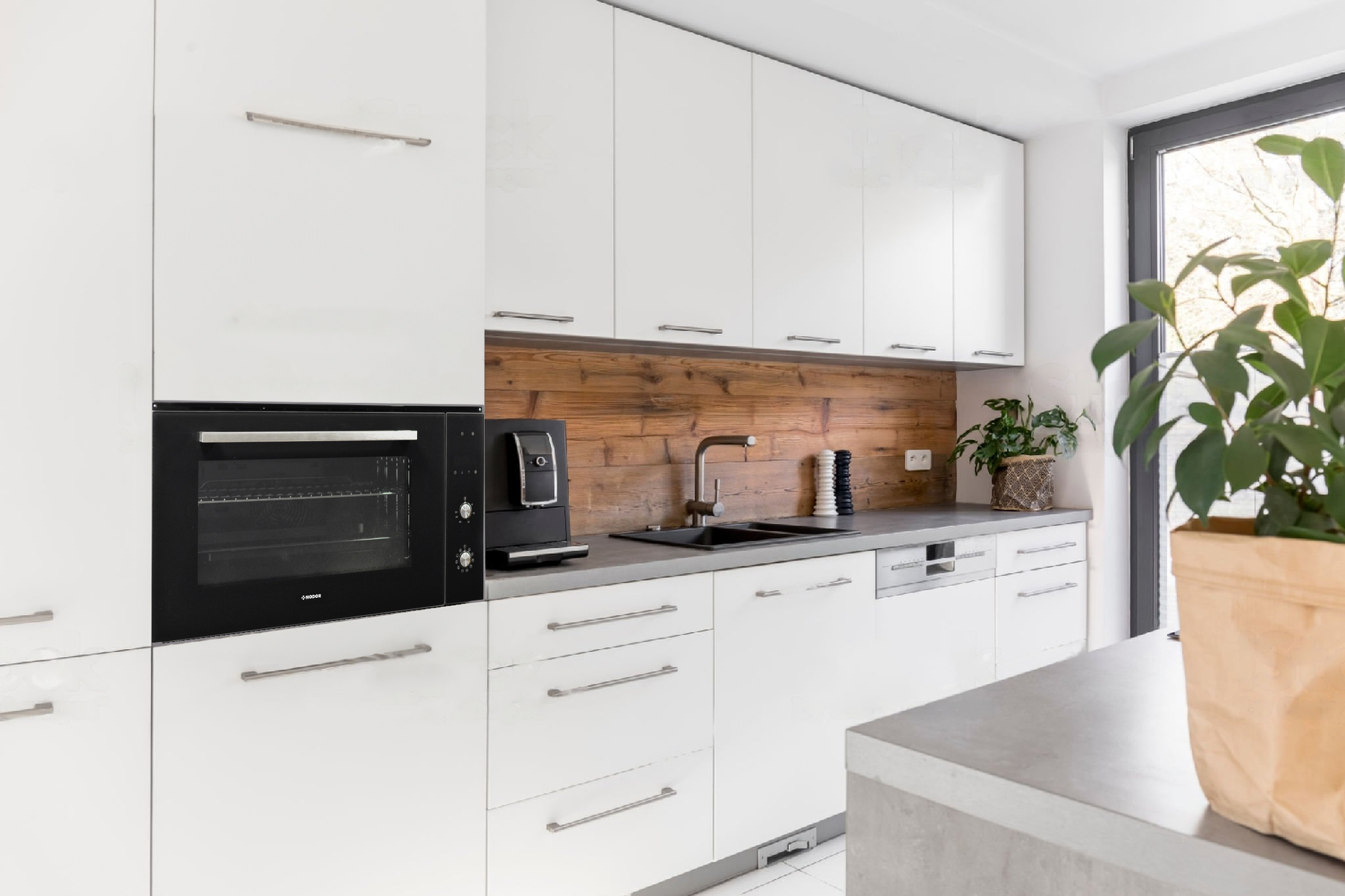 Horno multifunción eléctrico de 90cm y 90 l