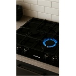 Anafe Nodor a Gas de vidrio templado negro 4 zonas 60 cm - Image 4