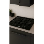 Anafe Nodor a Gas de vidrio templado negro 4 zonas 60 cm - Image 5