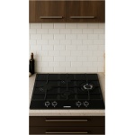 Anafe Nodor a Gas de vidrio templado negro 4 zonas 60 cm - Image 7