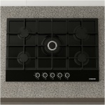 Anafe Nodor a Gas de vidrio templado negro 5 zonas 90 cm - Image 2